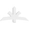 Ekena Millwork Davenport Architectural Grade PVC Gable Bracket, 60"W x 30"H x 4"D x 6"F, 12/12 Pitch GBP060X30X0406DAV00 - alternate 4